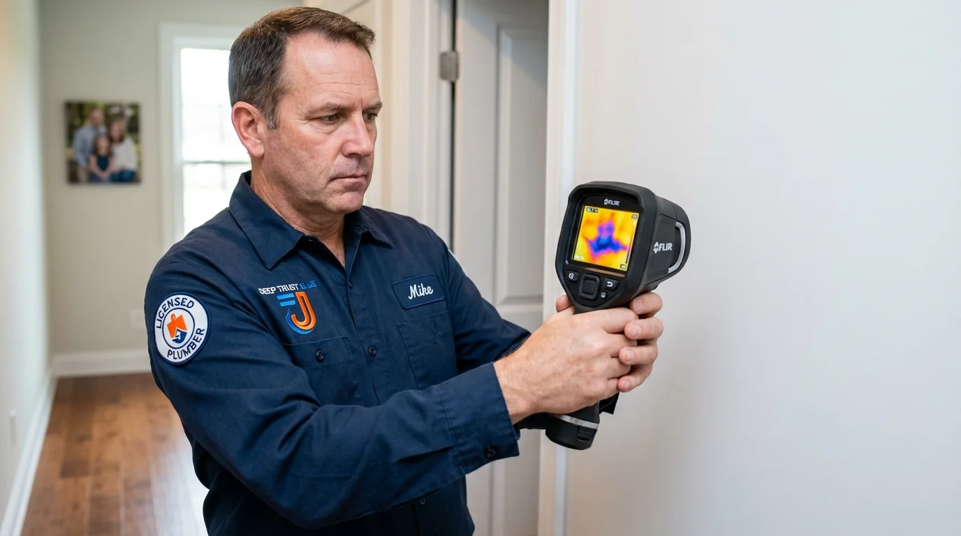 Thermal imaging leak detection by Johns Plumbing LLC in Gilman